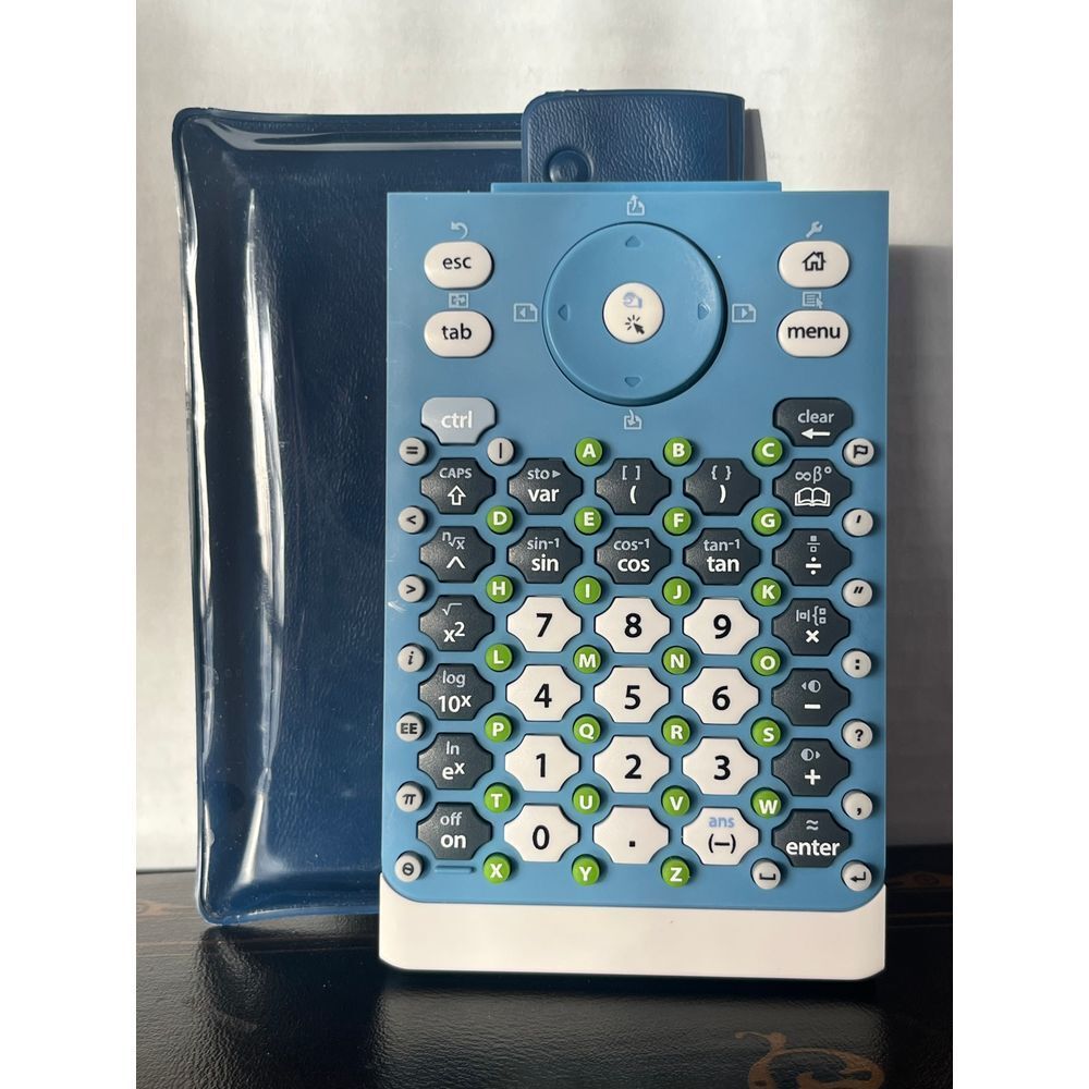 TI-84 Plus CE Blue Graphing Calculator Scientific Math School Testing SAT ACT‎